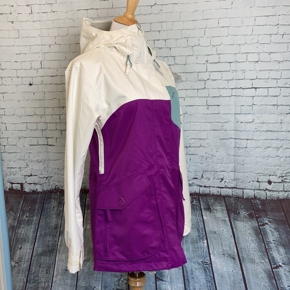 Nike NWT Winter Coat 6.0 Kesek Jacket Purple White Sz S Snowboard Ski Deadstock - Picture 9 of 16